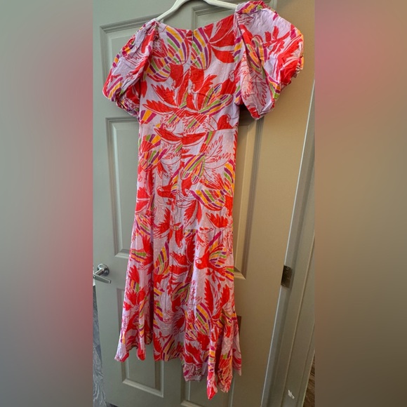 Farm Rio Lilac Bird Dress - Picture 4 of 8